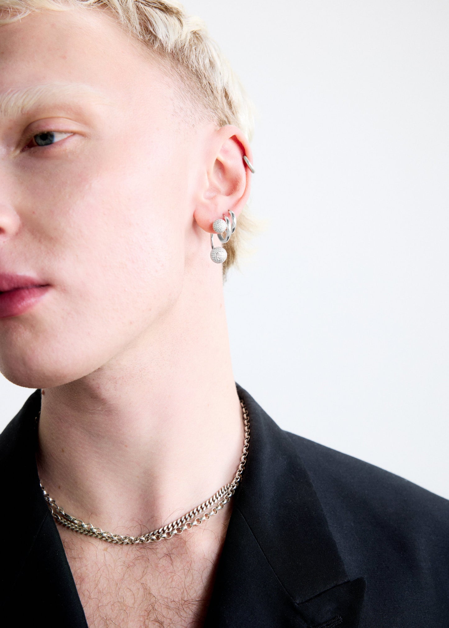 Arc earrings - Pavé - Single