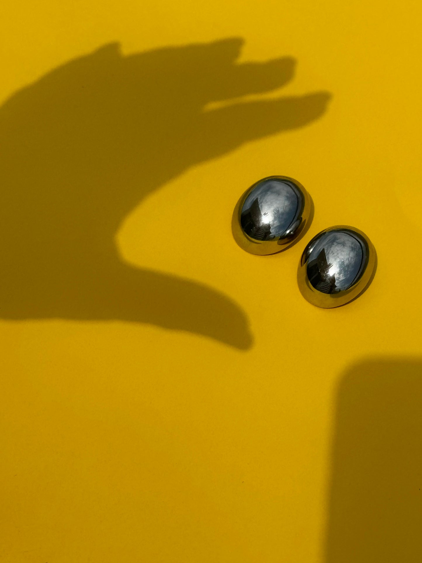 Planet earrings silver