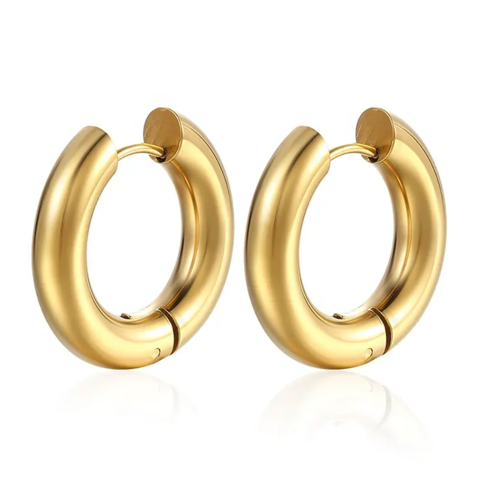 Bold hoops gold Mid