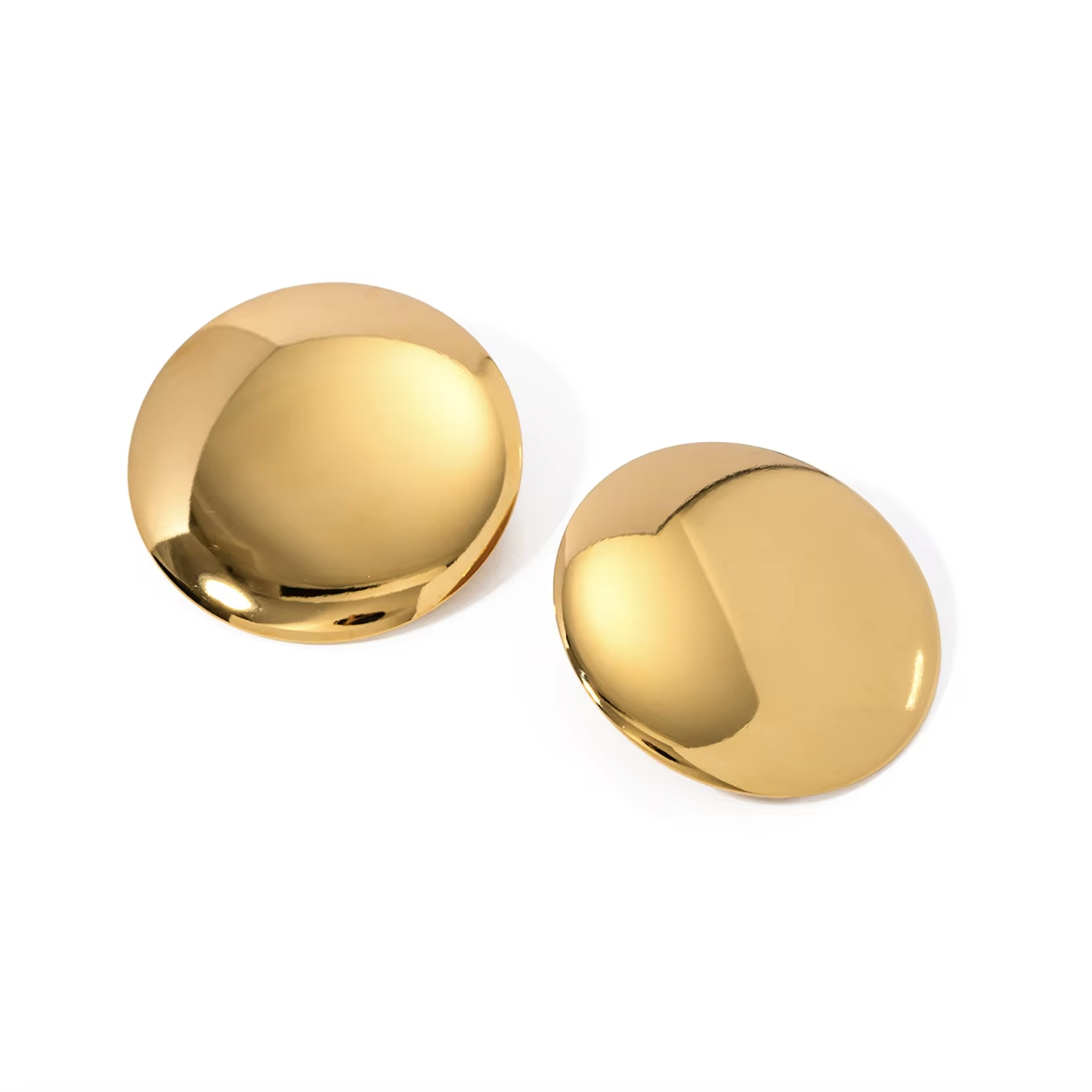 Solar earrings gold