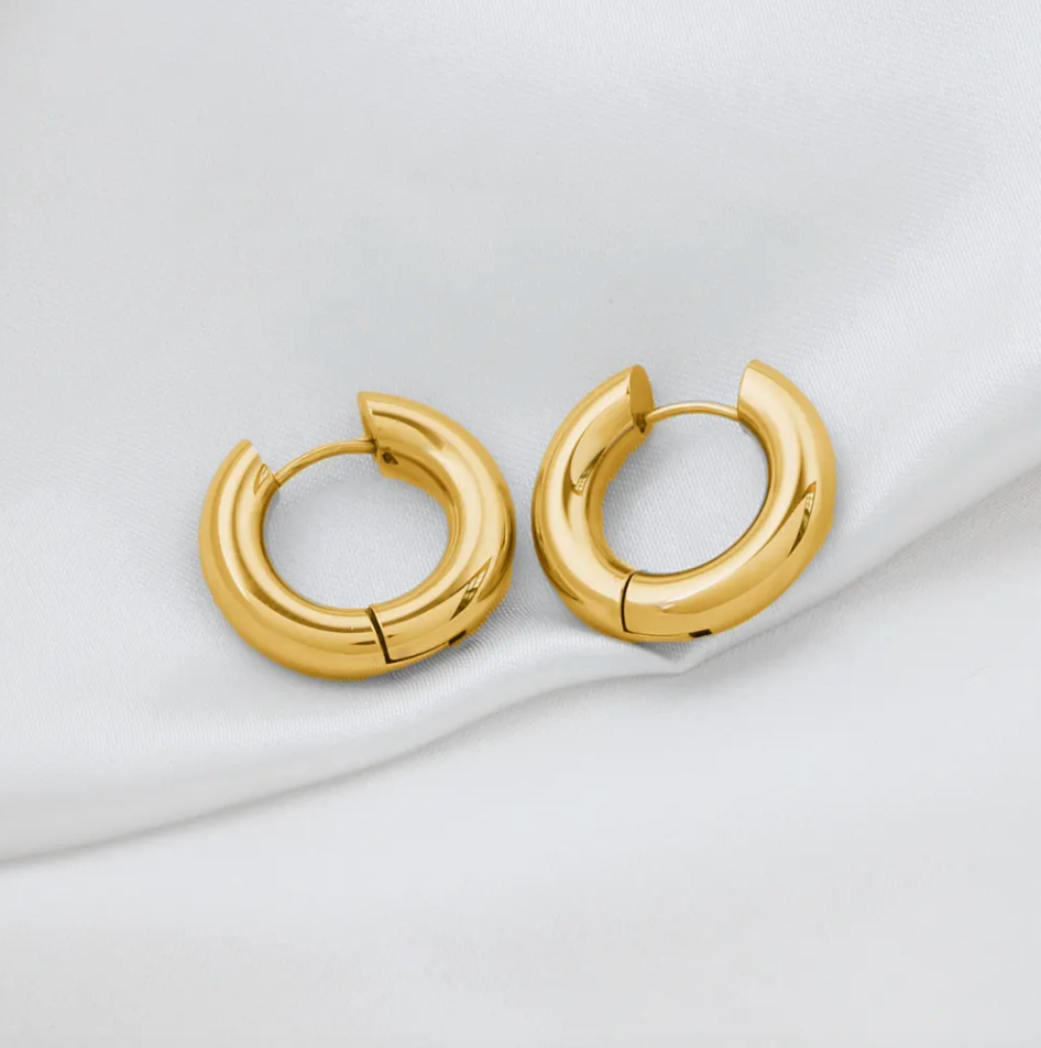 Bold hoops gold Mid