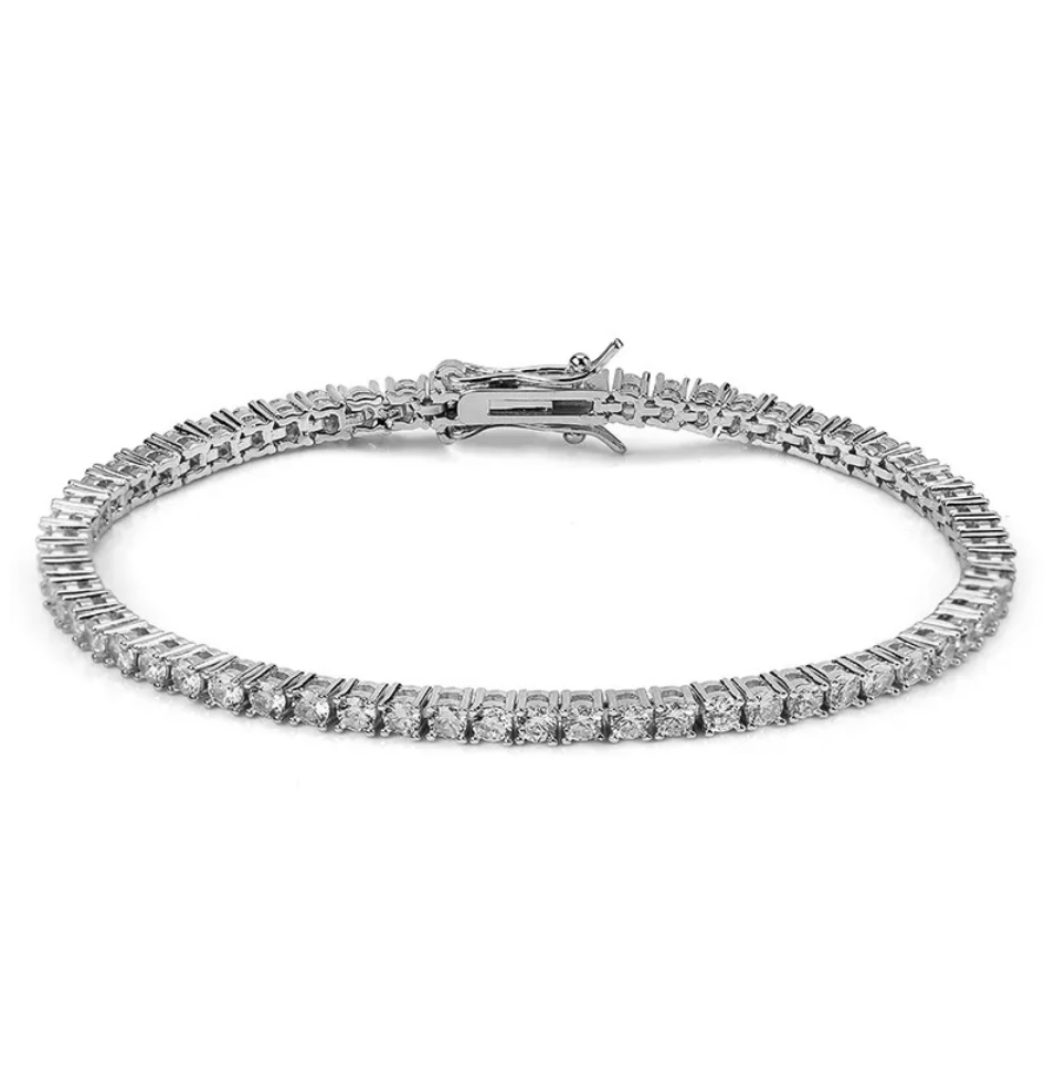 Sky bracelet silver/Rhinestones