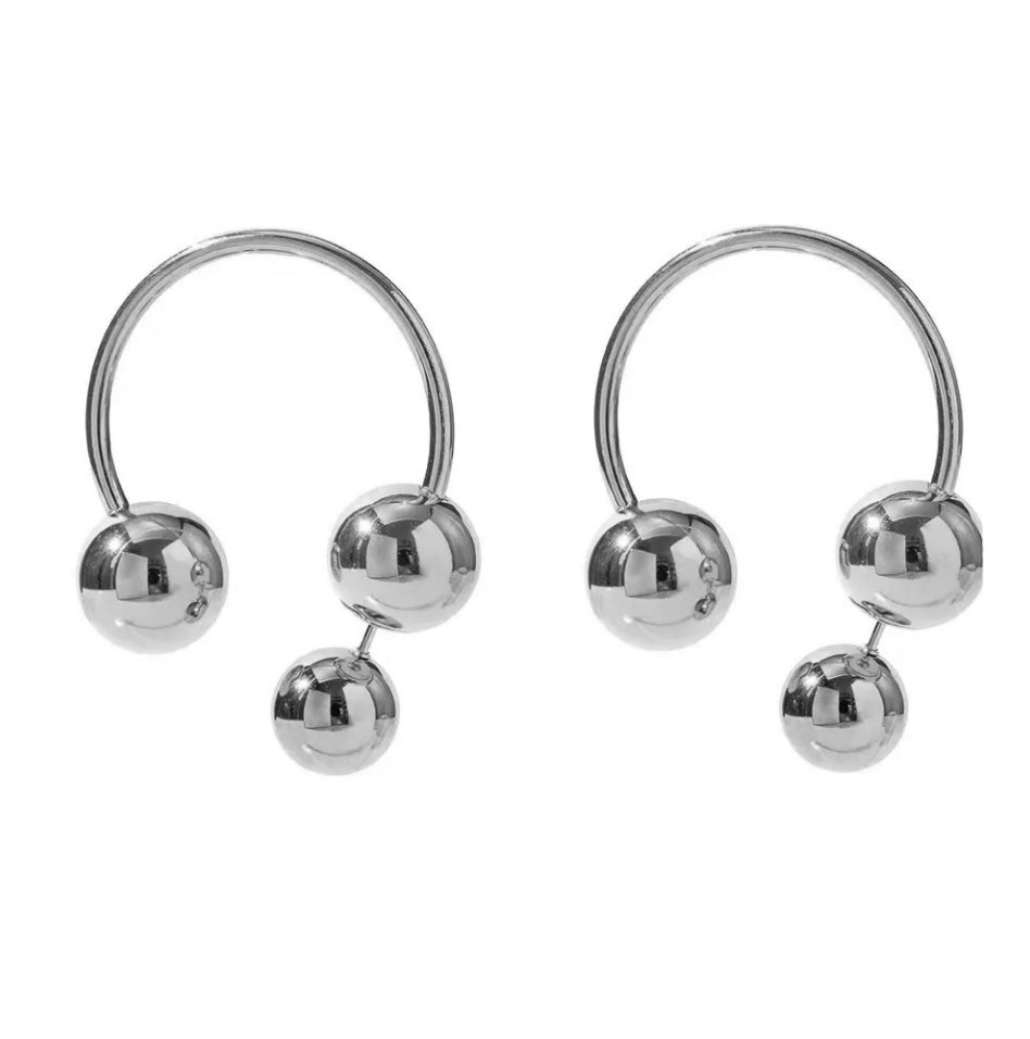 Palermo earrings silver