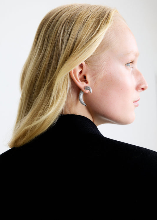 Spike earring - Pavé - Single