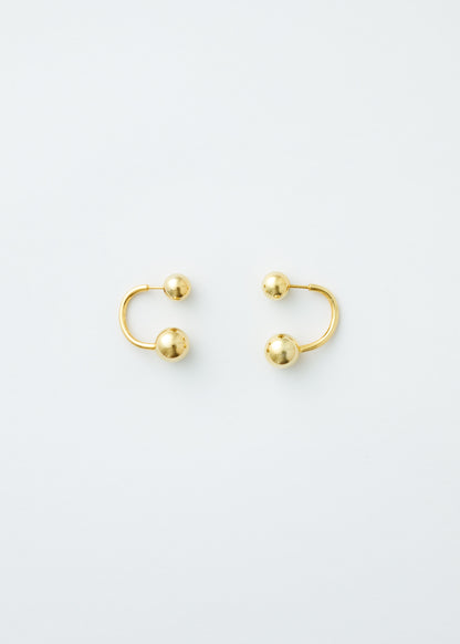 Arc earrings - Gold - Pair
