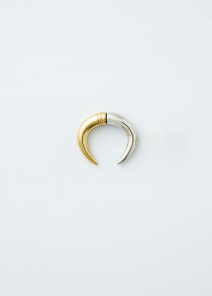 Crescent earring-Gold/Silver - Single