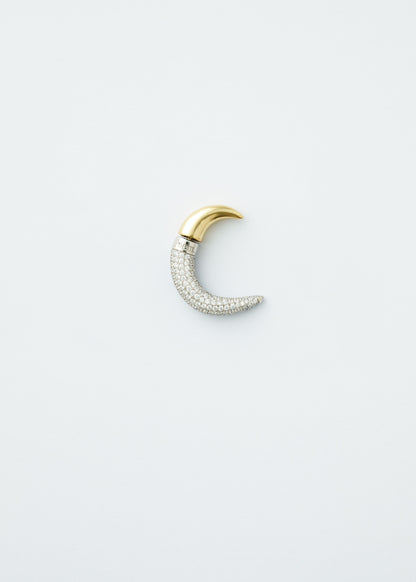 Spike earring - Gold/Pavé - Single