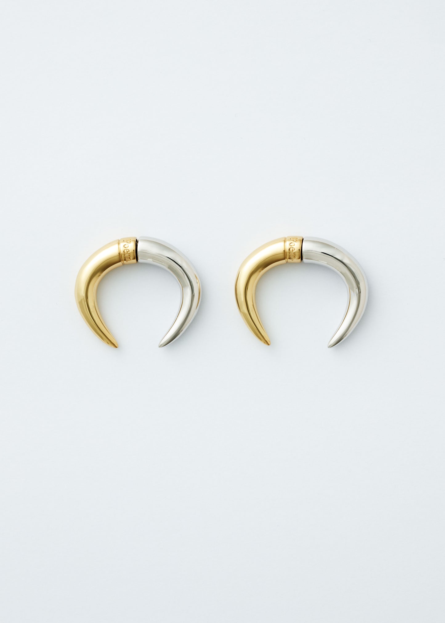 Crescent earrings - Gold/Silver